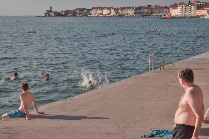Beach life at the Adriatic Sea