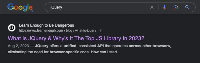jQuery